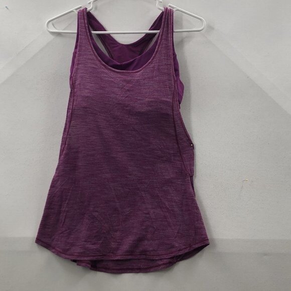 Lululemon Womens Sleeveeless Scoop Neck Built In Bra Pullover Tank Top Sz 6 - Picture 1 of 7
